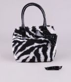Bolsa estampa de zebra
