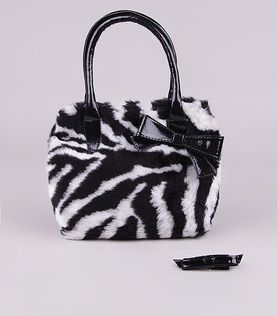 Bolsa estampa de zebra