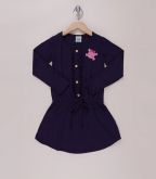 Vestido roxo caveirinha
